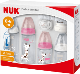 NUK First Choice Plus Babyflasche,Für Jungs NUK 10260386 Baby Blue Starter Set 