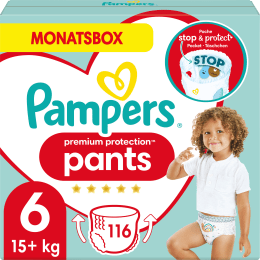 Pampers Premium Protection Größe 6 120 Windeln 13+ kg Monatsbox 