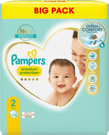 24x2 Windeln 1,5-2,5 kg Pampers Premium Protection New Baby Windeln Größe 0 