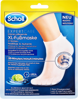 Scholl Intensiv pflegende Fußmaske in 2 Socken Aloe (1 Vera Paar), mit St
