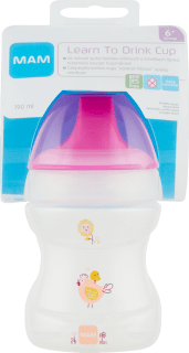 Biberon Mam Easy Active Baby Bottie 330 ml +4 mois Rose - Idyllemarket