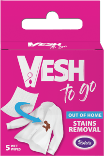 Vesh to go vlažne maramice za uklanjanje mrlja, 5 kom.