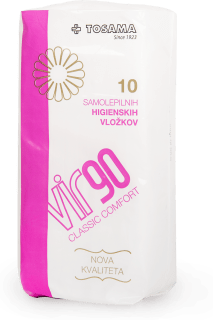 Vir 90 higijenski ulošci, 10 kom.