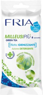 Milleusipiù Salviette   green tea effetto rinfrescante FRIA
