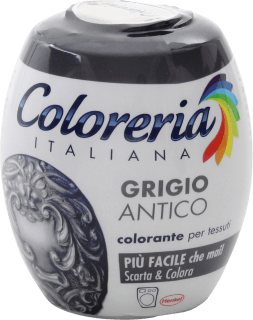 Coloreria Italiana Grey Colorante Tessuti e Vestiti in Lavatrice, Nero