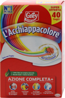 Coloreria Italiana Grey Colorante Tessuti e Vestiti in Lavatrice, Nero  Intenso, 1 Confezione