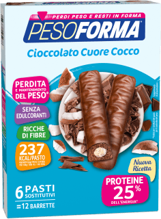 PESOFORMA Barrette cioccolato e caramello, 372 g Acquisti online sempre  convenienti
