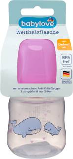 NeoBaby Biberon in plastica con collo largo 4m+ rosa, 1 pz Acquisti online  sempre convenienti