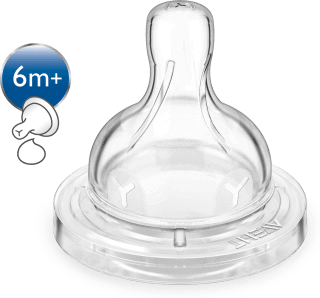 PHILIPS AVENT Ciucci in silicone Ultra air Happy 6-18m, 2 pz