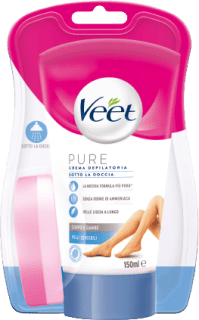 Veet Pure Crema depilatoria corpo e gambe pelli sensibili, 200 ml Acquisti  online sempre convenienti