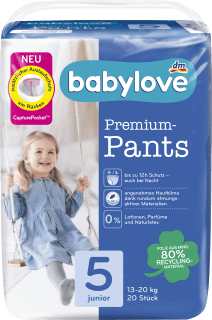 babylove Premium Pants Pantalons à couches - taille 6+ - XXLplus - 18+ kg  (18 pièces)