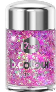 7DAYS Gel Glitters Hair&Face&Body - n. 901 Playful Pink, 90 ml Acquisti  online sempre convenienti