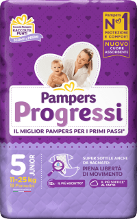 Pampers Pannolini Progressi Mutandino Maxi taglia 4, 19 pz Acquisti online  sempre convenienti
