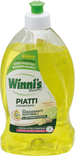 Winni's Naturel Ricarica Detersivo Piatti Concentrato, Profumo lime e fiori  di Mela, Ecoformato 1 l - Detersivi per Piatti e Lavastoviglie