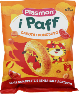 Plasmon Paff con zucca e carota, 15 g Acquisti online sempre convenienti