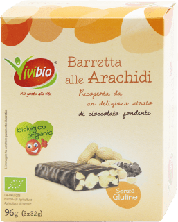 Vivibio Barrette proteiche ai semi di lino, limone e arachidi, 60 g  Acquisti online sempre convenienti