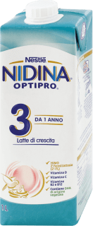 Nestlé Nidina Optipro 1 dalla Nascita Latte per lattanti liquido 12 brick  da 500 ml : : Alimentari e cura della casa