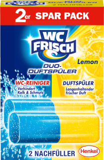 WC Frisch Duo-Aktiv Pastiglie di pulizia per cassette WC, 6 confezioni (6 x  2 pezzi) : : Salute e cura della persona