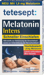 Melatonin Intens Mini Tabletten 30 St tetesept