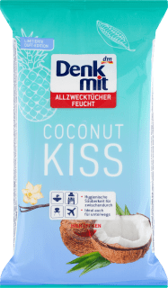 feuchte Allzwecktücher Coconut Kiss Denkmit