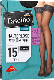 Golden Lady Halterlose Strümpfe 15 DEN – 3er Pack, Nahtloses Oberteil, Sandalenfester Spitzenbereich