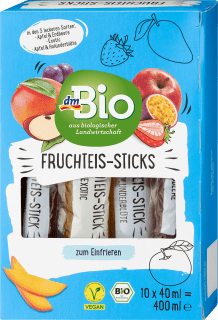 Fruchteis-Sticks dmBio