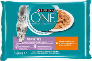 PURINA ONE Nassfutter Katze Sterilcat mit Lachs Karotten 340 g dm.at