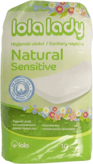 Natural Sensitive higijenski ulošci, 10 kom.