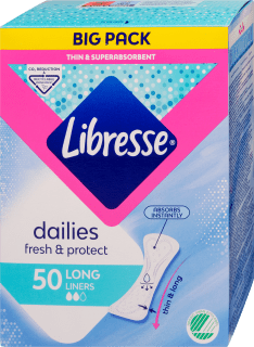 dailies fresh & protect dnevni ulošci – multi long, 50 kom.