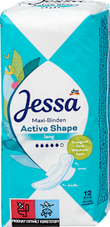 Ulošci Active Shape s krilcima Maxi, 12 kom.
