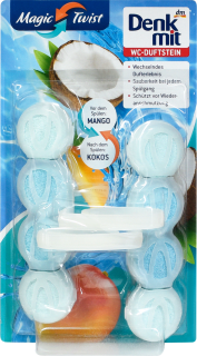 Magic Twist mango-kokos osvježivač WC školjke, 96 g