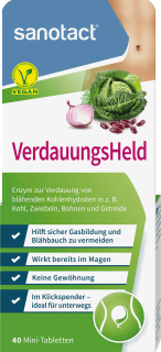 Verdauungsheld Tabletten im Klickspender sanotact