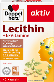 Lecithin + B-Vitamine Kapseln 40 St. Doppelherz