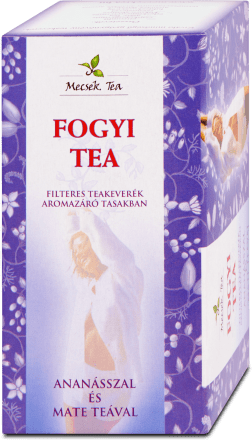 Mecsek tea Fogyi filteres teakeverék ananásszal és mate teával 20db