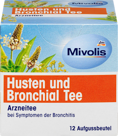 Mivolis Arzneitee, Husten & Bronchial Tee (12 Beutel), 24 g