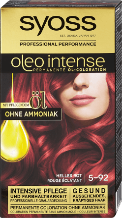 Schwarzkopf L’Oréal Oleo Intense Haarfarbe – Ammoniakfrei, Intensives Rot