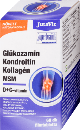 GLÜKOZAMIN-SZULFÁT, KONDROITIN-SZULFÁT és MSM tartalmú tabletta Étrend-kiegészítő