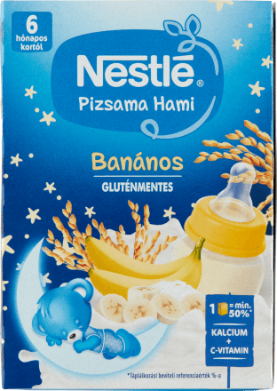 Nestlé Pizsama Hami - folyékony gabonás bébiétel banános ízesítéssel 6  hónapos kortól, 400 ml 