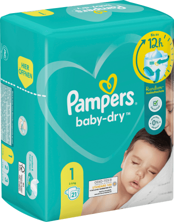 Pampers Baby-Dry Größe 2 96 Windeln bis zu 12 Stunden Rundumschutz 4-8kg 