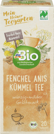 Geschenkkarte DDR Produkte Fenchel Anis Kümmel Tee Goldmännchen 