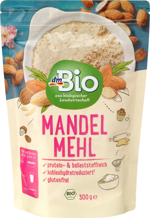Mandelmehl 500g weiß nicht entölt Mandel Mehl fein gemahlen Low Carb Diabetiker 