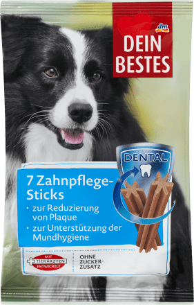 Velsigne Asien peber Dein Bestes Hundeleckerli Dental Zahnpflege-Sticks, 203 g dauerhaft günstig  online kaufen | dm.de