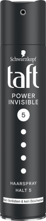 Schwarzkopf taft Haarspray POWER INVISIBLE Halt 5, 250 ml