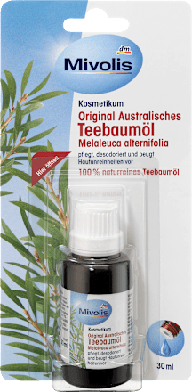 Mivolis Australisches Teebaumöl Melaleuca alternifolia, 30 ml