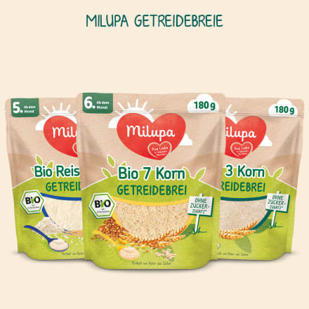 Milupa Getreidebrei 7 Korn ab dem 6.Monat, 180 g dauerhaft günstig ...