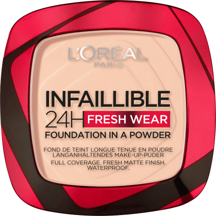 Infaillible 24H Fresh Wear puder u kamenu – 180 Rose Sand, 9 g