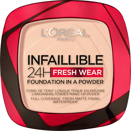 Infaillible 24H Fresh Wear puder u kamenu – 180 Rose Sand, 9 g