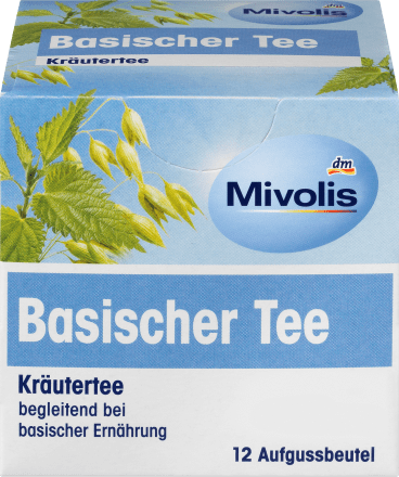 Mivolis Kräutertee, Basischer Tee (12 Beutel), 21,6 g