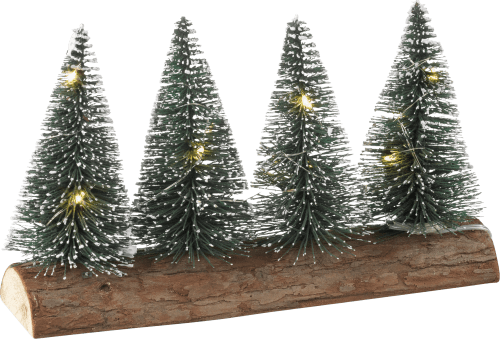 Dekorieren & Einrichten Baumreihe auf Baumstamm mit LED, 1 St