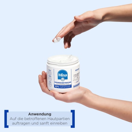Mixa Pflegecreme Ceramide Deep Moisture, 400 ml dauerhaft günstig ...